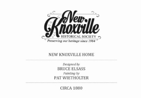 Historic New Knoxville Home- Back